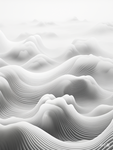 Innovative Minimalistic 3D Art with Chinese Calligraphy Influence and Quirky Visual Storytelling