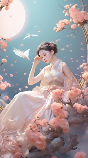 Chinese Style Elegance: Dreamlike Moonlight and Soft Colors