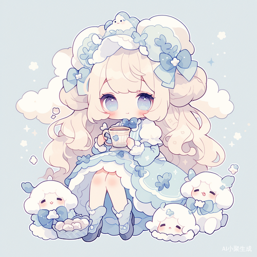 可爱小女孩