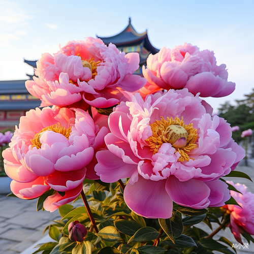 京城牡丹花海：高清微距摄影展现瑰丽绚丽景象