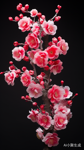 绽放的红梅，繁花似锦