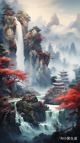 国画山水艺术