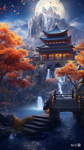 Super Dreamy Chinese Ancient CG Rendering with 4k Pavilions and Exquisite Details