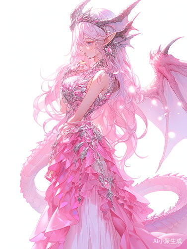 粉色龙精灵