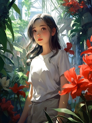 栀子花开，完美少女