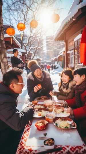 冬至：红雪熏阳，热闹团聚的传统节日