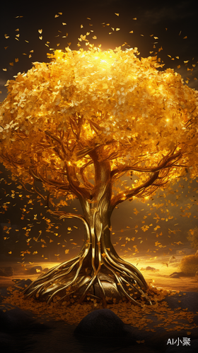 Glorious Gold Tree: A Majestic and Dazzling Beauty