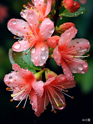 雨后百日菊花高清图