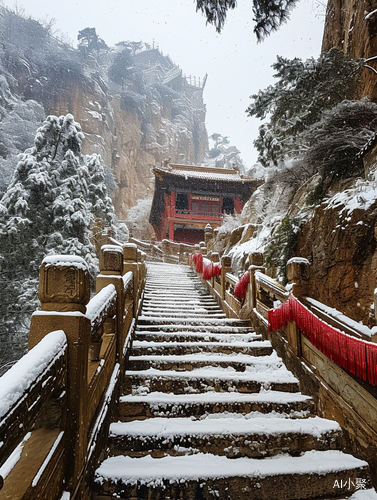 冬日老君山：白雪覆盖下的美丽与神秘