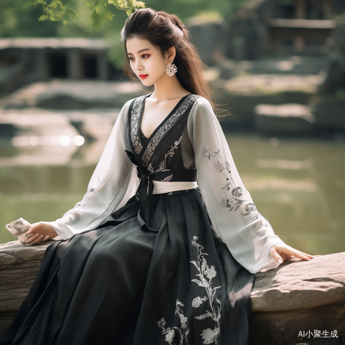 中国女子水上传统服饰的梦幻般品质