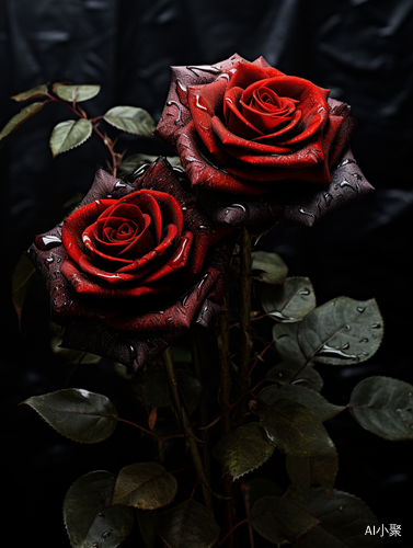 Beautiful Flowerpunk: Animated GIFs of Black Roses