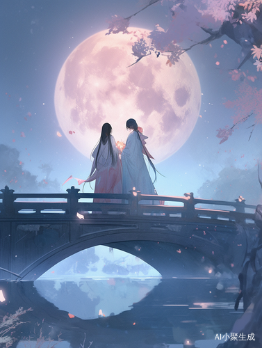 双女主，在石桥下品味月夜的古风之约