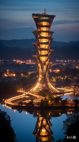 日月双塔：世界第一铜塔，桂林绝美夜景观赏地