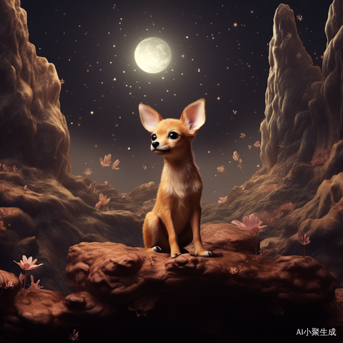 月球上的小鹿狗