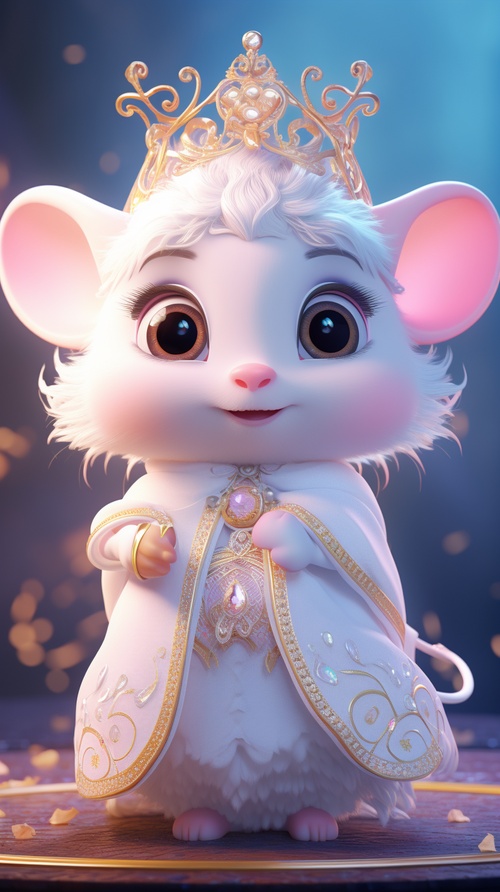 a white pig baby wearing soft royal dress, dressed as snow princess, super cute, cinematic lighting, intricate filigree design, Pixar style, anthropomorphic ,holding a pink lotus, big eyes, smile, peach blossom, stream, charming, immortal, fluffy, shiny mane, ptals, fairy tales, illusory engine 5 and Octane Render,incredibly detailed, 4k, trending on artstation, Gorgeous,ultra wide angle, 4K