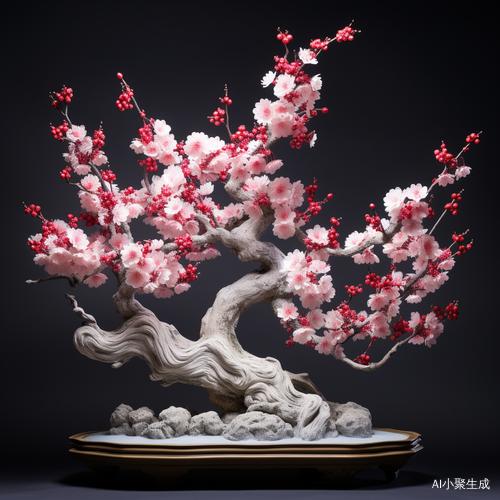冬季的寒梅与花朵绽放之美