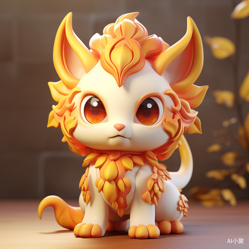 Cute Kirin Blind Box: Super Detailed 3D Rendering in Ultra HD