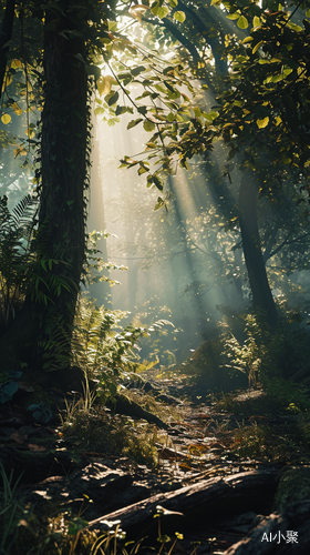 Crossing the Primeval Forest Scene