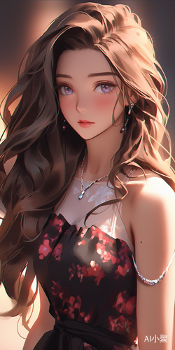 Stunning Close-Up Portrait of a Beautiful Anime Girl