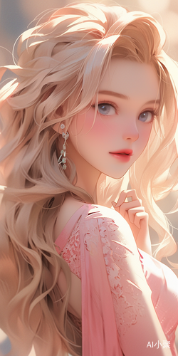 Stunning Close-Up Portrait of a Beautiful Anime Girl