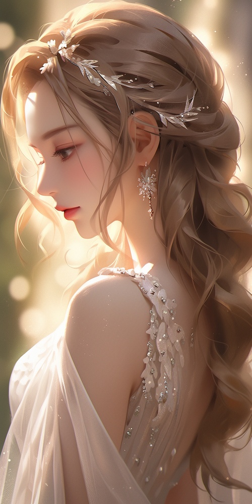 a close up of a woman with long hair wearing a dress, beautiful character painting, detailed portrait of anime girl, artwork in the style of guweiz, beautiful anime portrait, stunning anime face portrait, detailed digital anime art, artgerm and atey ghailan, realistic cute girl painting, portrait anime girl, digital anime art, beautiful digital artwork niji 5 ar 3:4