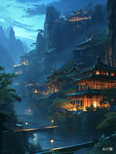 Chinese Style: Majestic Mountains and Rivers