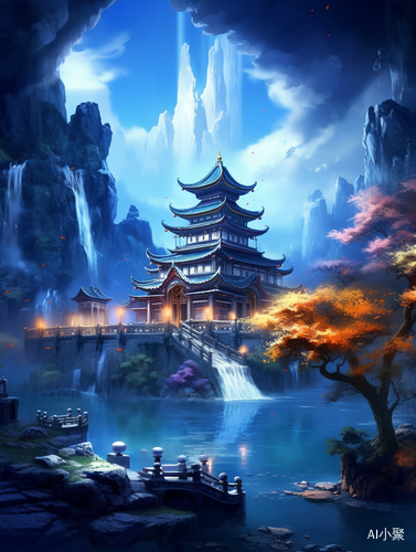 Chinese Style: Majestic Mountains and Rivers