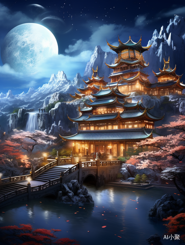 Chinese Style: Majestic Mountains and Rivers