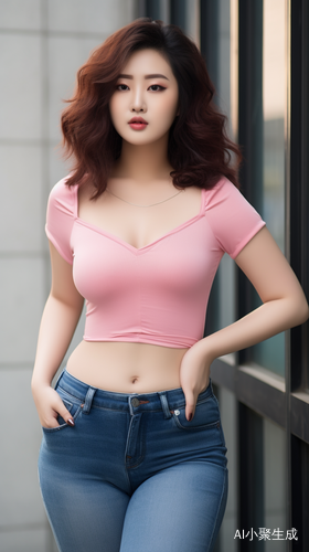 成熟有女人味的时尚中式肥字美女