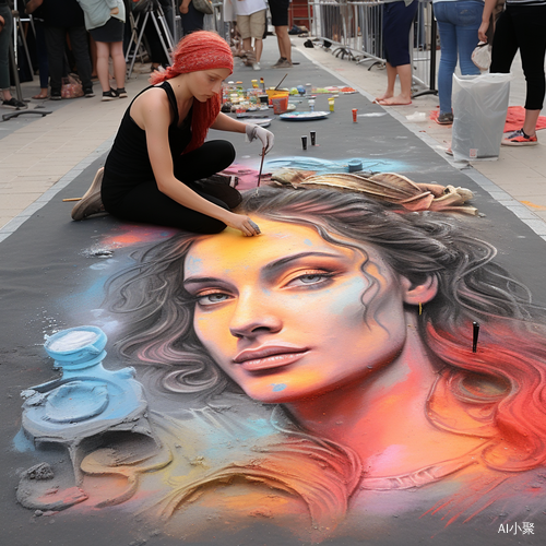 High-definition CCN Art Competition 2015 Europe's Top Chalk Artist Photo