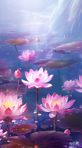 Pink Petals: A Dreamy 8K HD Painting of Summer