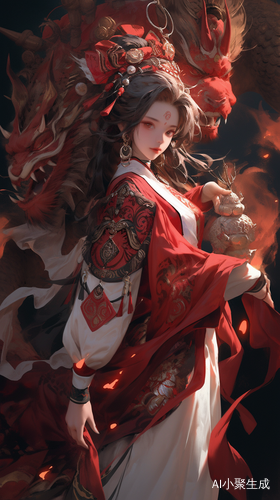 中国古代风格的魔族圣女