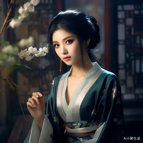 汉服美女苗条黑发