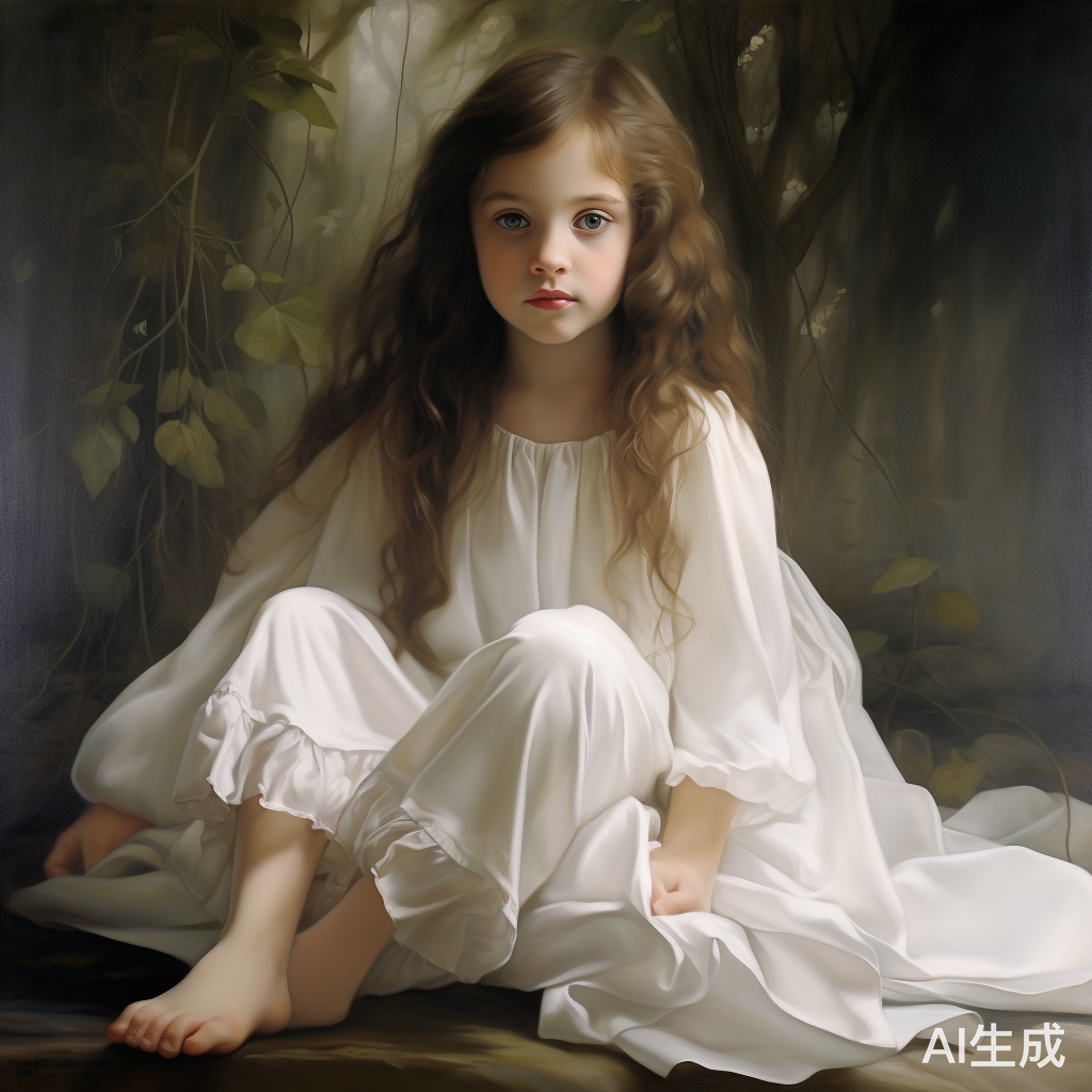 可爱的小女孩白丝光脚