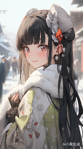 20岁少女街拍，鹅蛋脸大眼睛微笑盘发簪华丽汉服