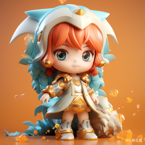 Delicate Little Dragon Girl in Blind Box Style