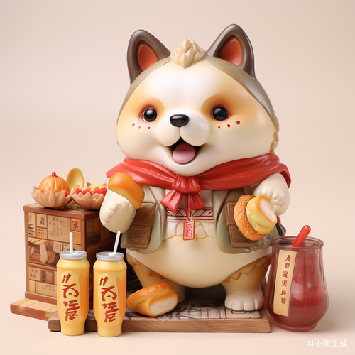 可爱胖胖哈士奇
