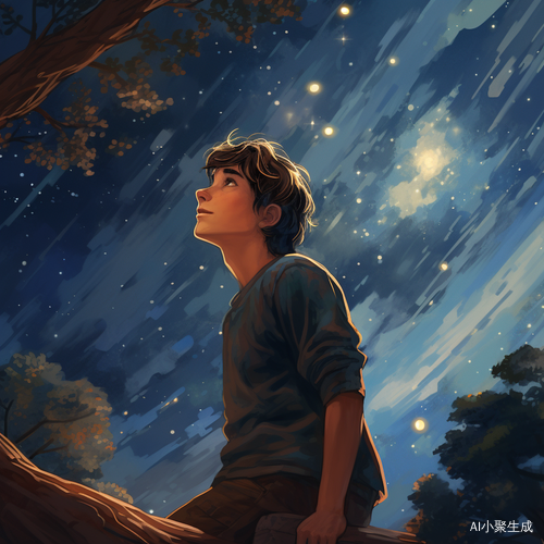 仰望星空的少年