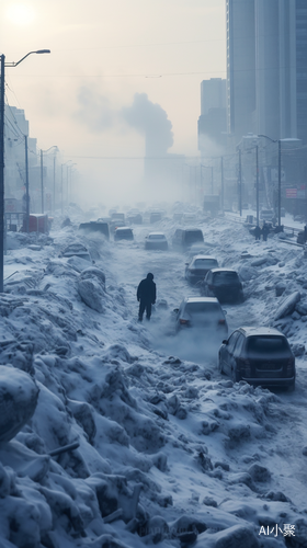 极寒大雪封城