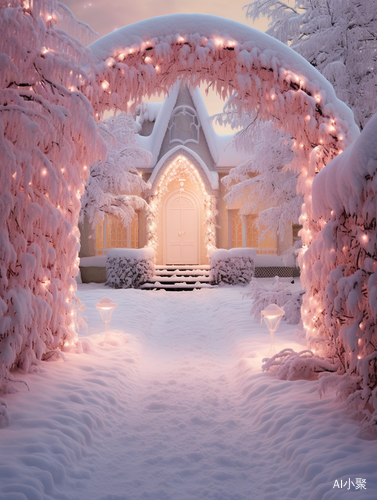 浪漫雪景，梦幻童话世界