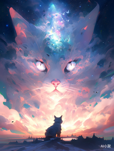 星际战神，猫耳少女的神秘微笑与冷酷眼神