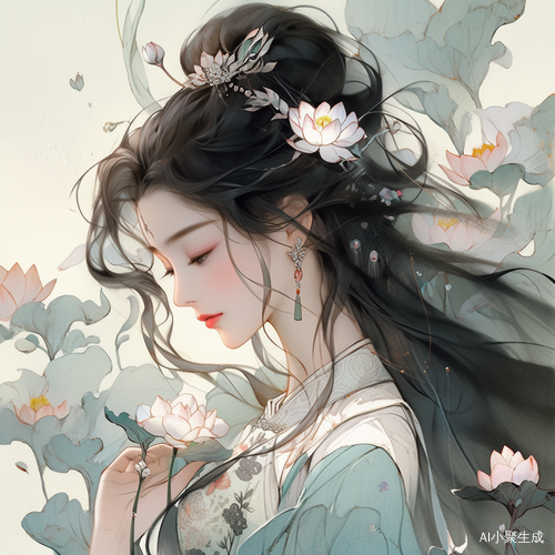 清水莲花 美少女婉约而出尘