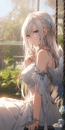 Perfect Hybrid of Ultra Instinct: The Goddess with Long White Hair