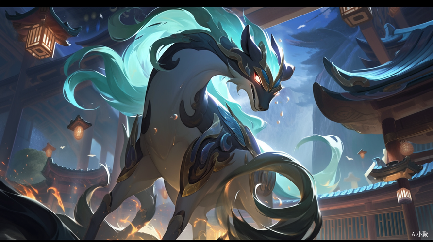 League of Legends Digital Art Kindred Pony Game Concept