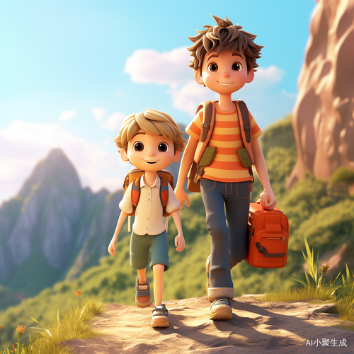 Super Cute Happy Boy and Mother: 8K- Niji 5