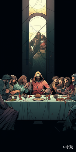 Da Vinci vs DC: The Last Supper in 16:9 format