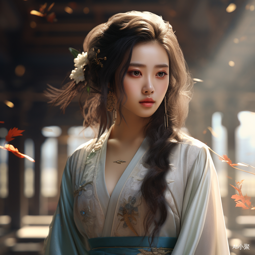 Immersive Fashion Editorial: Asian Girl in Hanfu Ruqun