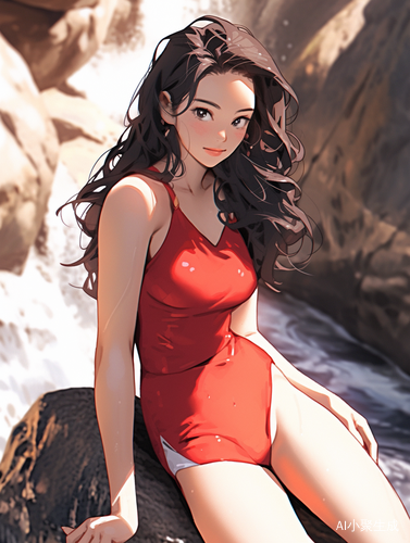 孤独摇滚泳装波奇酱：精致插画艺术的高质量杰作
