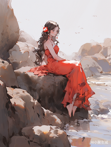 孤独摇滚泳装波奇酱：精致插画艺术的高质量杰作