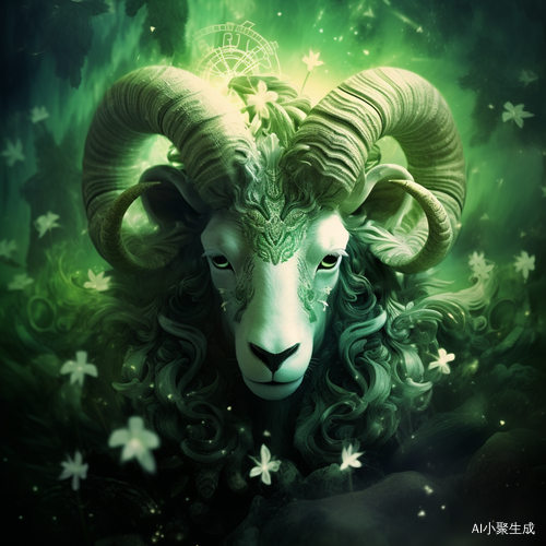 绿色代表春天与生机，与白羊们一同感受自然